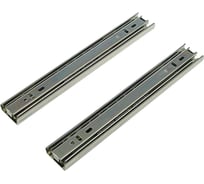 Шариковые направляющие ТУНДРА полное выдвижение, BBS-ZNW, L=250 мм, Н=35 мм, 2 шт. в наборе 2132843