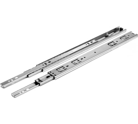 Шариковые направляющие ТУНДРА полное выдвижение, L=400 мм, Н=35 мм, 2 шт. в наборе 4328124