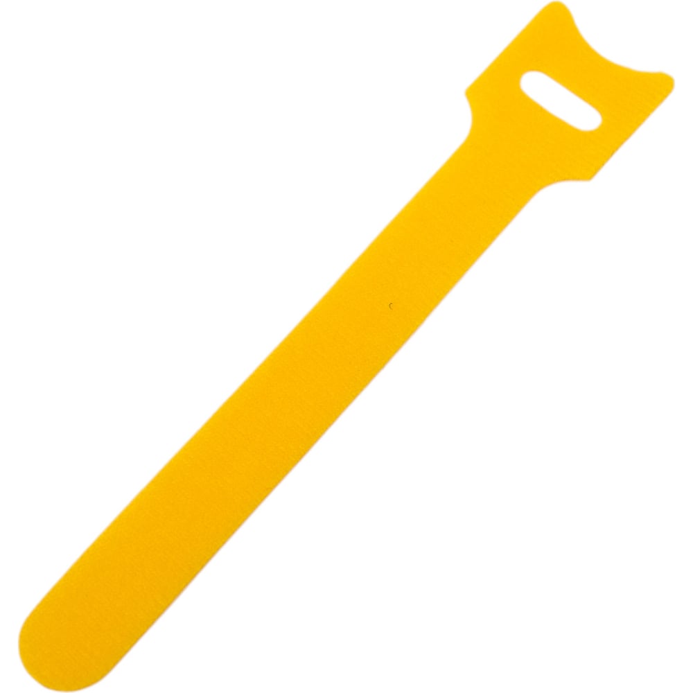 Хомут для кабеля Ripo липучка с мягкой застежкой, 135x14 мм, желтый, 10 ...