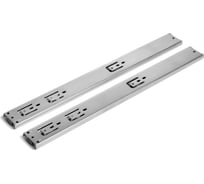 Шариковые направляющие ТУНДРА с доводчиком 4510, L=450 мм, H=45 мм, 2 шт. 9235288