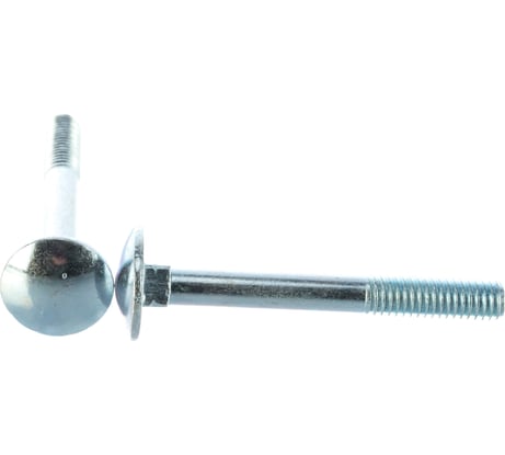 Мебельный болт Саморезик 6х50 оцинк. DIN 603 140 шт DIN603-6х50-140