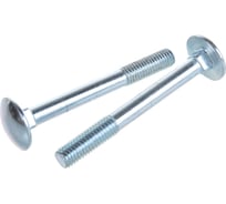 Мебельный болт Саморезик 8,0х70 оцинк. DIN 603 60 шт DIN603-8х70-60