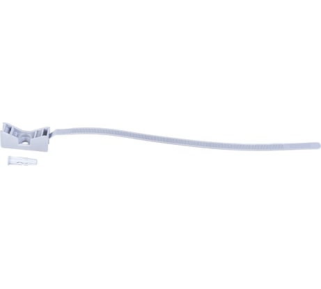 Ремешок-опора для труб и кабеля ЕВРОПАРТНЕР PRNT 32-63 серый, с шурупом и дюбелем, 200 шт. 86684