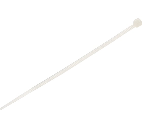 Нейлоновый хомут KRAFT 2.5х100, белый, уп-ка 50 шт KT 880600