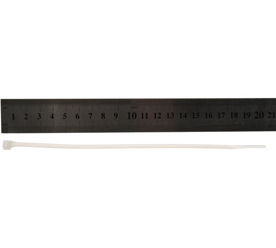 Нейлоновый хомут KRAFT 3.6х200, белый уп-ка 50 шт KT 880604