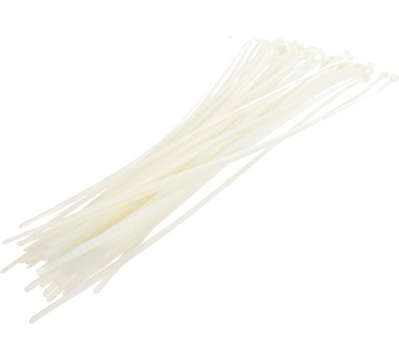 Нейлоновый хомут KRAFT 4.8х400, белый уп-ка 50 шт KT 880609