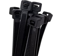 Универсальный пластиковый хомут ЭВРИКА черный 5.0x450мм 25шт ER-15452