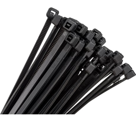 Пластиковый хомут черный 4.0x250мм универсальный 50шт Эврика ER-14251 956512