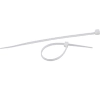 Кабельная стяжка ЭРА 4x200 мм, белый, упаковка, 100 штук Б0039383