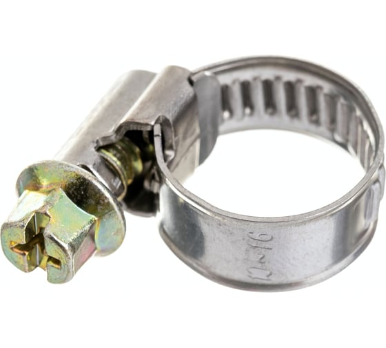 Обжимной хомут для шланга Masterprof 1/2" 10-16 мм, 2 шт ДС.030028