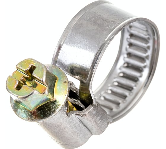 Обжимной хомут для шланга Masterprof 1/2" 10-16 мм, 2 шт ДС.030028