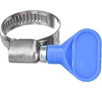 Обжимной хомут для шланга Masterprof 3/4" и 1" 16 - 25 мм, бабочка, 2 шт ДС.030025