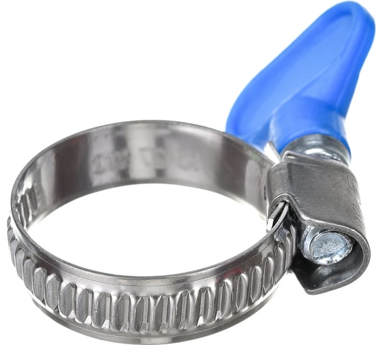 Обжимной хомут для шланга Masterprof 3/4" и 1" 16 - 25 мм, бабочка, 2 шт ДС.030025