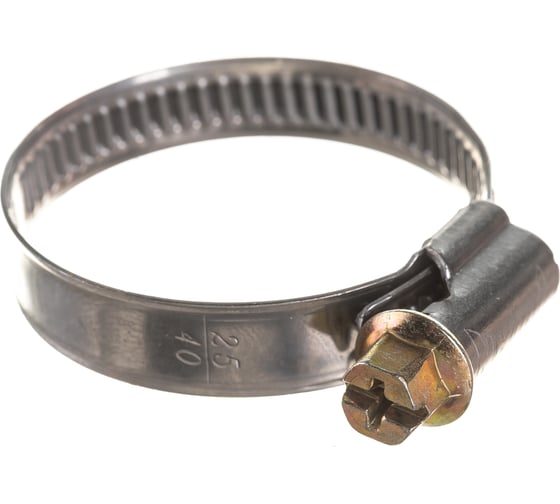 Обжимной хомут для шланга MasterProf 1.1/4" 25-40 мм, 2 шт ДС.030032