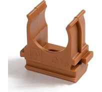 Крепёж-клипса для труб Промрукав АБС-пластик бук д16 100 шт. PR13.0045