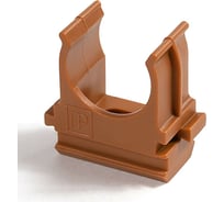 Крепёж-клипса для труб Промрукав АБС-пластик бук д20 100 шт. PR13.0046