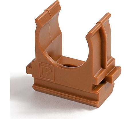 Крепёж-клипса для труб Промрукав АБС-пластик бук д20 100 шт. PR13.0046