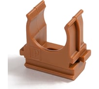 Крепёж-клипса для труб Промрукав АБС-пластик бук д20 в малой упаковке 10 шт. PR13.0052