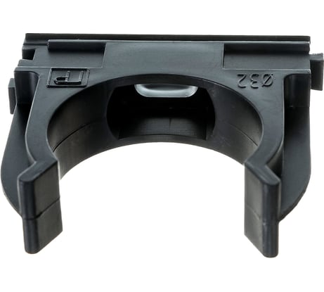 Крепёж-клипса для труб Промрукав Полистирол черная д32 25 шт. PR.02732ч