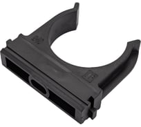 Крепёж-клипса для труб Промрукав Полистирол черная д40 15 шт. PR.02740ч