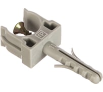 Крепеж-клипса с дюбелем и саморезом Промрукав серая д16 100 шт. PR13.0215 15977051