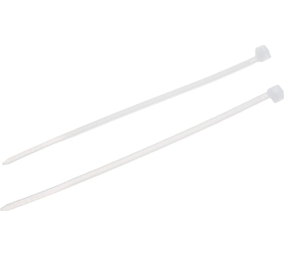 Нейлоновый хомут стяжка DolleX 2,5х100 мм, уп. 100 шт., белый SN-210