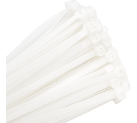 Нейлоновый хомут стяжка DolleX 4,8х250 мм, уп. 100 шт., белый SN-526
