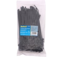 Нейлоновый хомут стяжка DolleX 4,8х150 мм, уп. 100 шт., черный SN-515