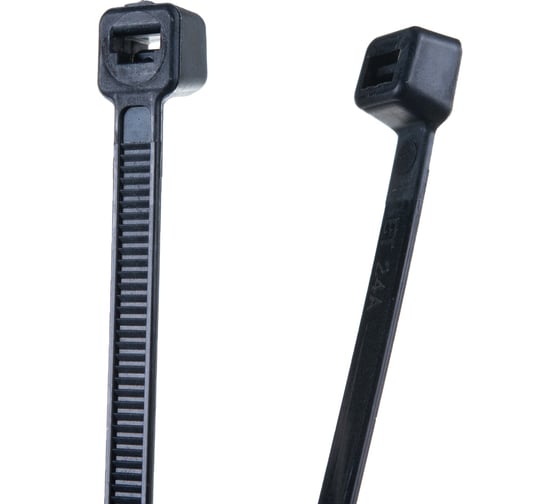 Нейлоновый хомут стяжка DolleX 4,8х200 мм, уп. 100 шт., черный SN-521