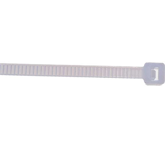 Нейлоновый хомут стяжка DolleX 3,6х200 мм, уп. 100 шт., белый SN-421