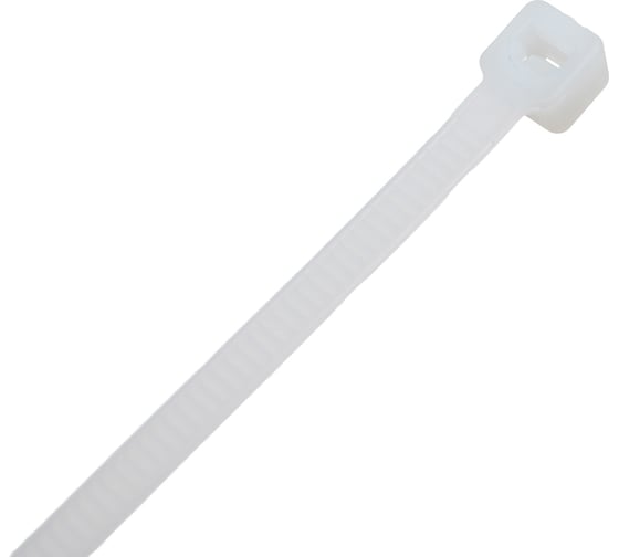 Нейлоновый хомут стяжка DolleX 3,6х250 мм, уп. 100 шт., белый SN-425