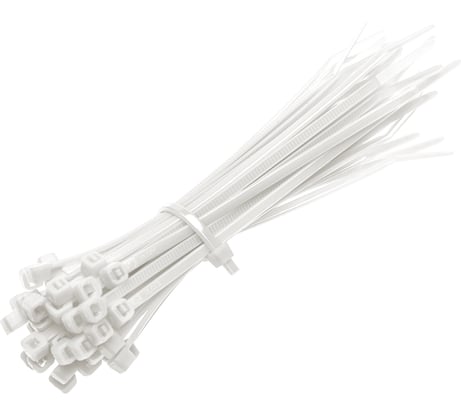 Кабельный хомут REV 300x4,8 мм, 100 шт. белый 08271 2