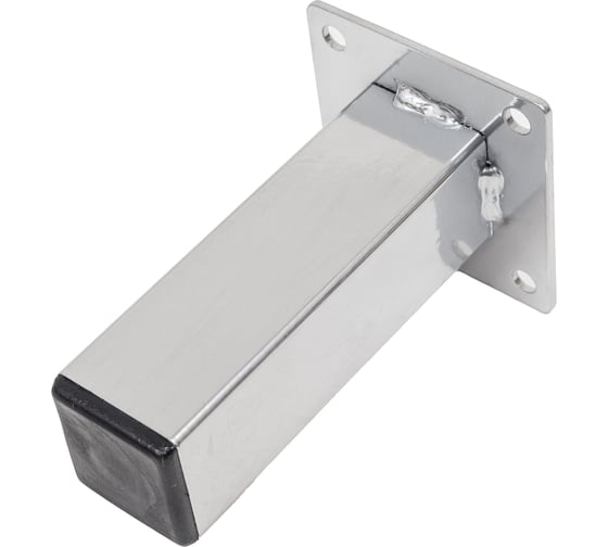 Мебельная опора-ножка ФМС 30x30x100, хром матовый, 4 шт. 71191840