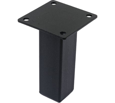 Мебельная опора-ножка ФМС 30x30x100, черная, 4 шт. 71191882