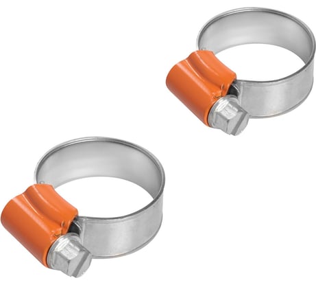 Червячные усиленные хомуты Airline 16-25/11,7 мм, W1 оцинк., комплект 2 шт. AHC-SK-08