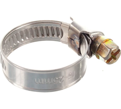 Набор хомутов Профитт нерж. червячный 16-25-х под отвёртку, 2 шт 3174398