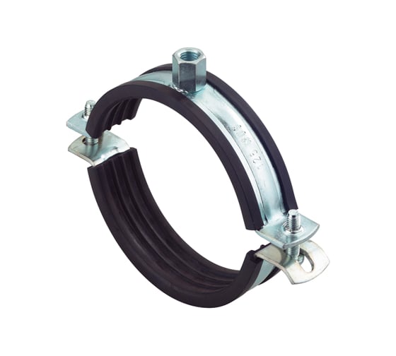 Хомут для тяжёлых трубопроводов с метрической резьбой fischer FRSM 4" M10/M12, 108-116, 20 шт. 93707