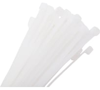 Нейлоновые стяжки HEADROCK белые, 3x300 мм, компл. 100 шт. 144-721-3300