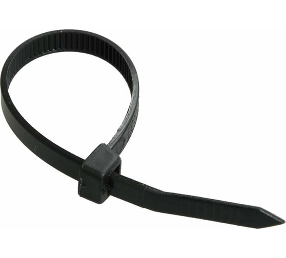 Хомут IEK 2.5x100 нейл. черн. уп.100шт ИЭК UHH32-D025-100-100