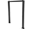 Подстолье ЭЛИМЕТ (опора) барное из металла 71х55 (профиль трубы 40х20), Loft, черное, 2 шт., БП-00003346 4