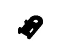 Основание для стяжек шириной до 5 мм Klemsan VK1 под винт, черный, 100 шт 0.0.0.5.42110S