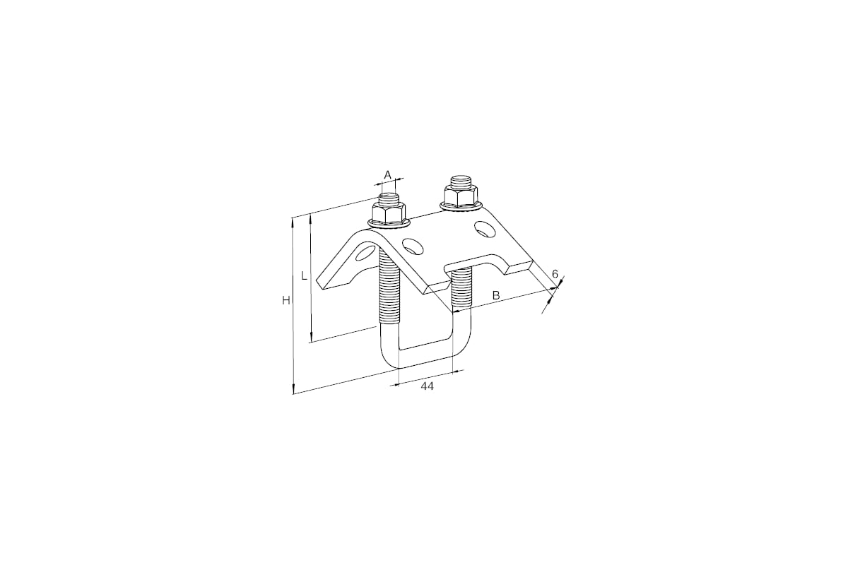 Зажимная скоба Fischer TKR 41, 20 шт. 504363 - выгодная цена, отзывы ...