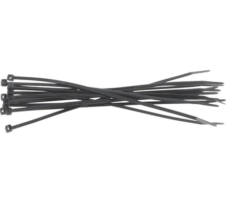 Монтажный пластиковый хомут Энкор 2.5х150 черный, 100шт. 29967