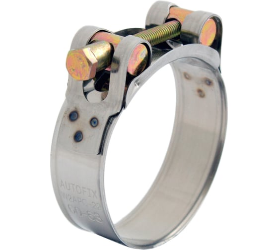 Силовые хомуты из нержавеющей стали AutoFix W2, 227-239 мм 25 шт. APC-26 227-239 1
