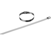 Нержавеющие кабельные стяжки Зубр КС-Н, 4.6 х 300 мм, 50 шт, 30971-46-300