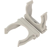 Крепеж-клипса для трубы REXANT d=40 мм серая 5 шт 28-0140-4