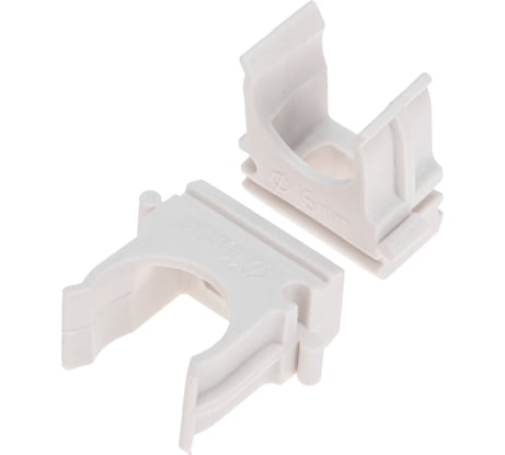 Крепёж-клипса REXANT для труб ø16 мм, белая, 100 шт. в упаковке 28-0116-6