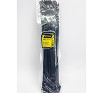 Нейлоновый хомут ЭЛЕКТРОБС 3.6x370 мм, стандартный, цвет черный 21008