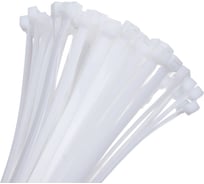 Нейлоновый хомут ЭЛЕКТРОБС 7.6x300 мм, стандартный, цвет белый 20020