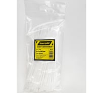 Нейлоновый хомут ЭЛЕКТРОБС 3.6x150 мм, стандартный, цвет белый 20004